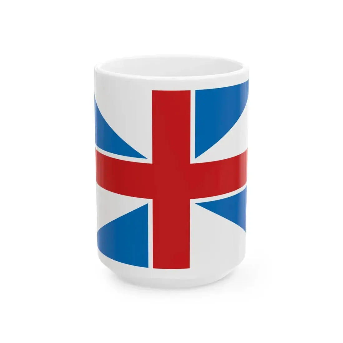 Flag of the Georgian Air Force 2004-2010 (Georgia) White Coffee Mug 15oz - Go Mug Yourself