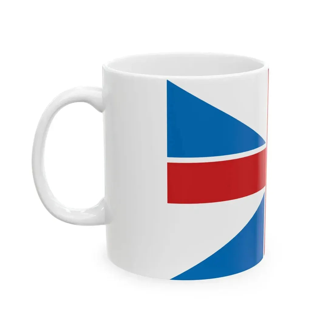 Flag of the Georgian Air Force 2004-2010 (Georgia) White Coffee Mug - Go Mug Yourself