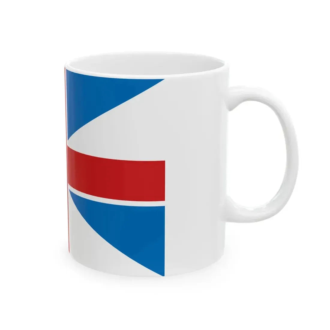 Flag of the Georgian Air Force 2004-2010 (Georgia) White Coffee Mug - Go Mug Yourself