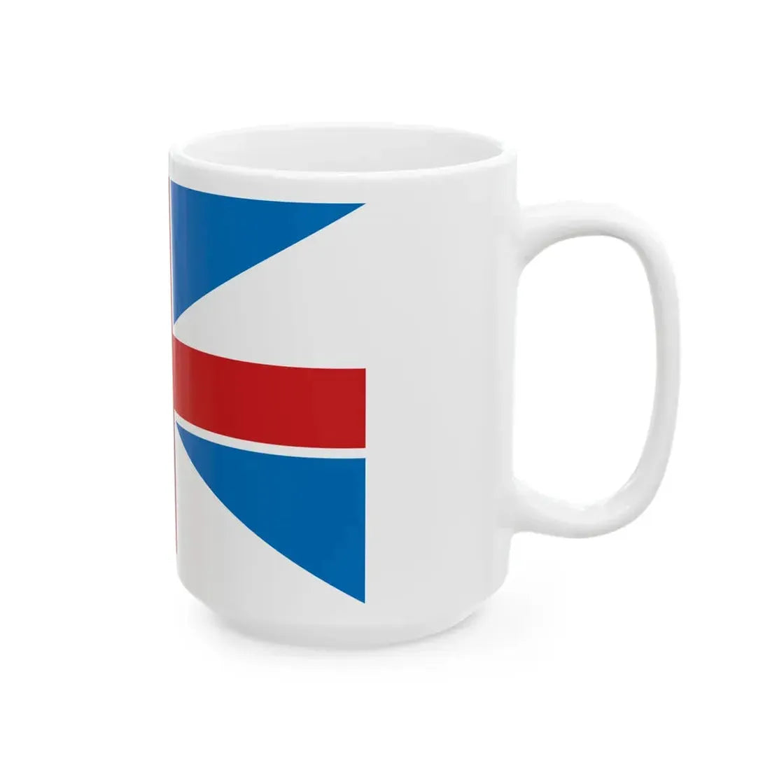 Flag of the Georgian Air Force 2004-2010 (Georgia) White Coffee Mug - Go Mug Yourself