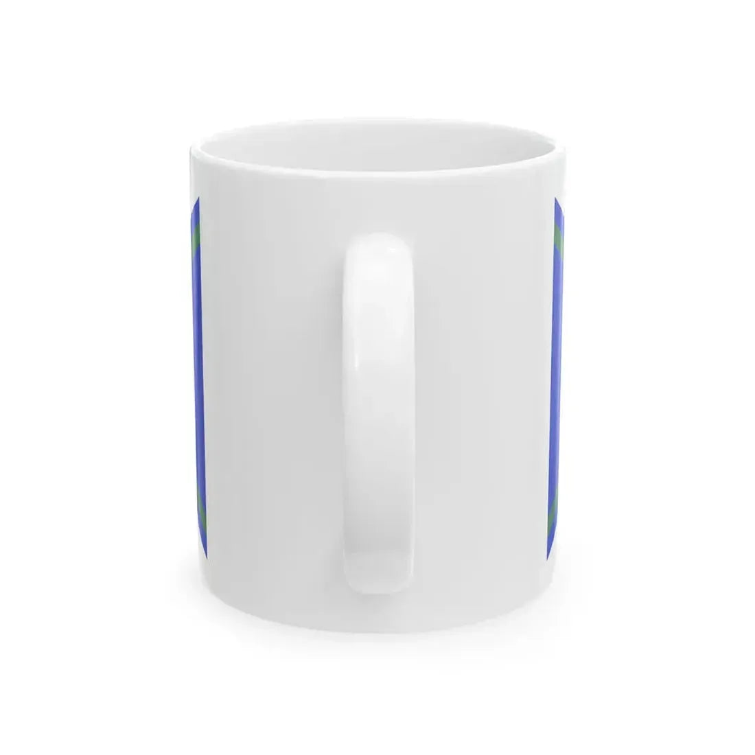 Flag of the Georgian Coast Guard (Georgia) White Coffee Mug - Go Mug Yourself