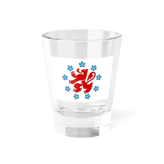 Flag of the German speaking community Belgium - Shot Glass 1.5oz 1.5oz - Go Mug Yourself