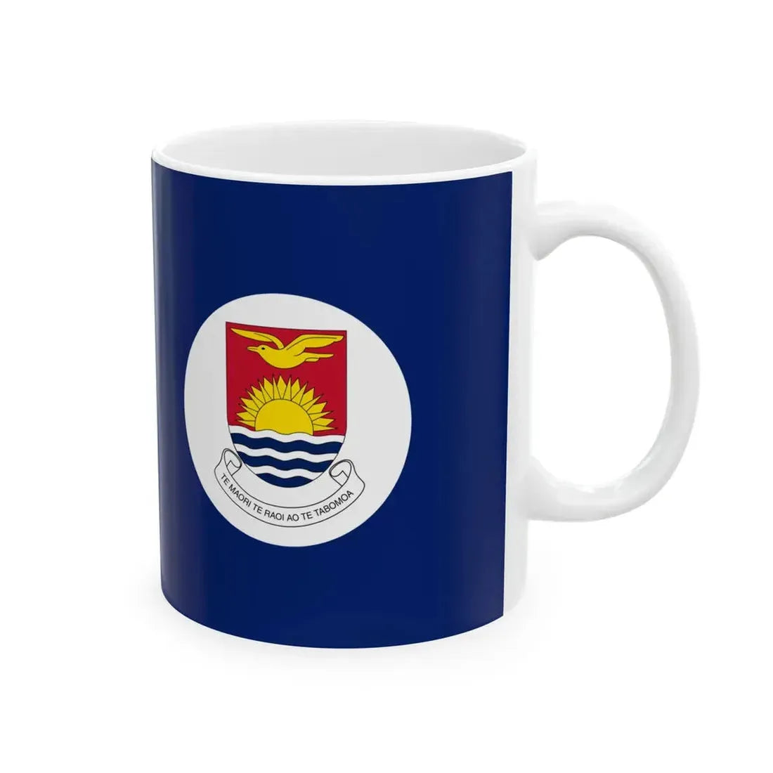 Flag of the Gilbert Islands 1976-1979 (Kiribati) White Coffee Mug - Go Mug Yourself