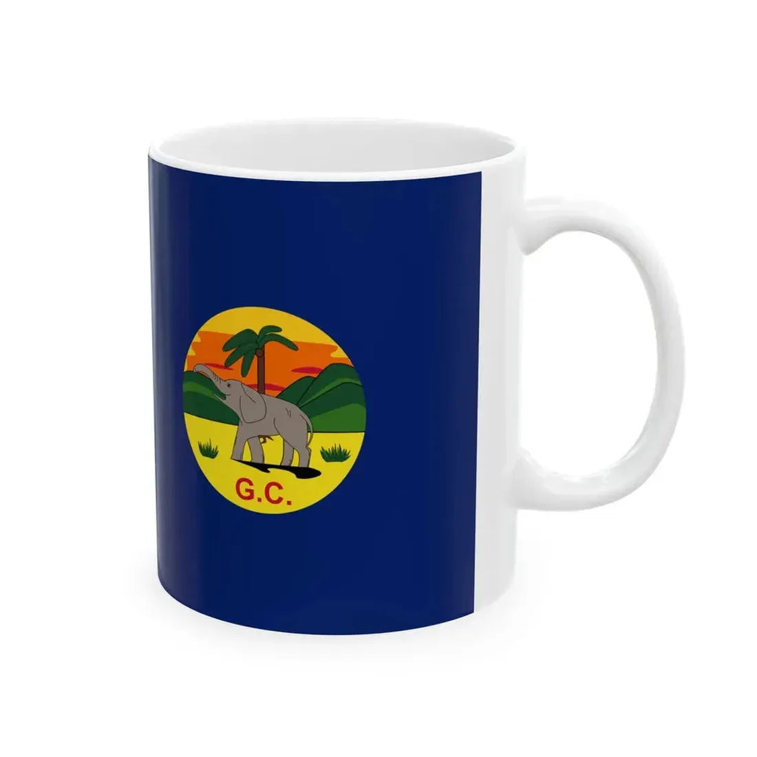 Flag of the Gold Coast 1877-1957 (Ghana) White Coffee Mug - Go Mug Yourself
