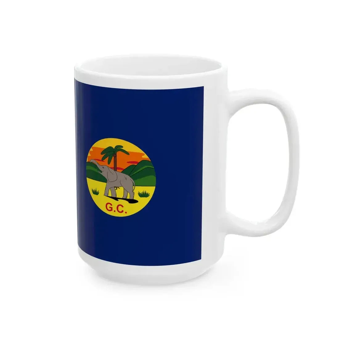 Flag of the Gold Coast 1877-1957 (Ghana) White Coffee Mug - Go Mug Yourself