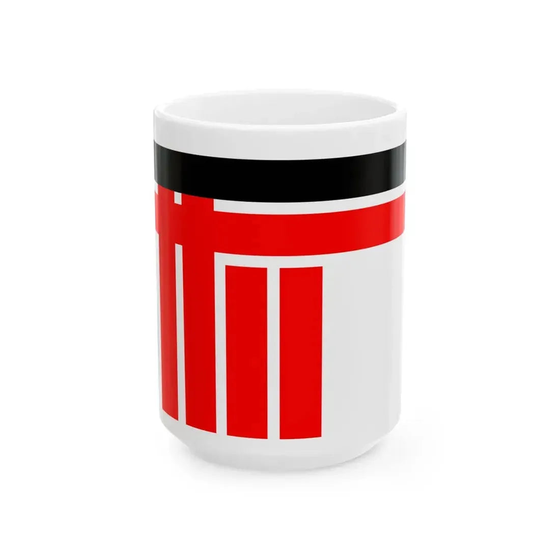 Flag of the Government-General of Korea Prison (Japan) White Coffee Mug 15oz - Go Mug Yourself