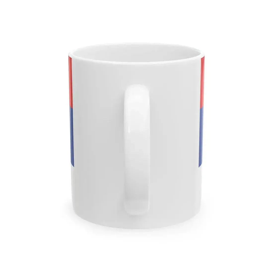 Flag of the Government of National Salvation occupied Yugoslavia (Serbia) White Coffee Mug - Go Mug Yourself