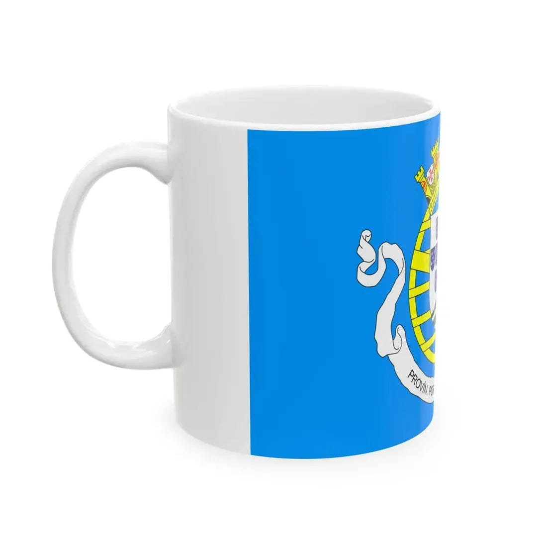Flag of the Government of Portuguese Macau 1951-1976 (China) White Coffee Mug - Go Mug Yourself