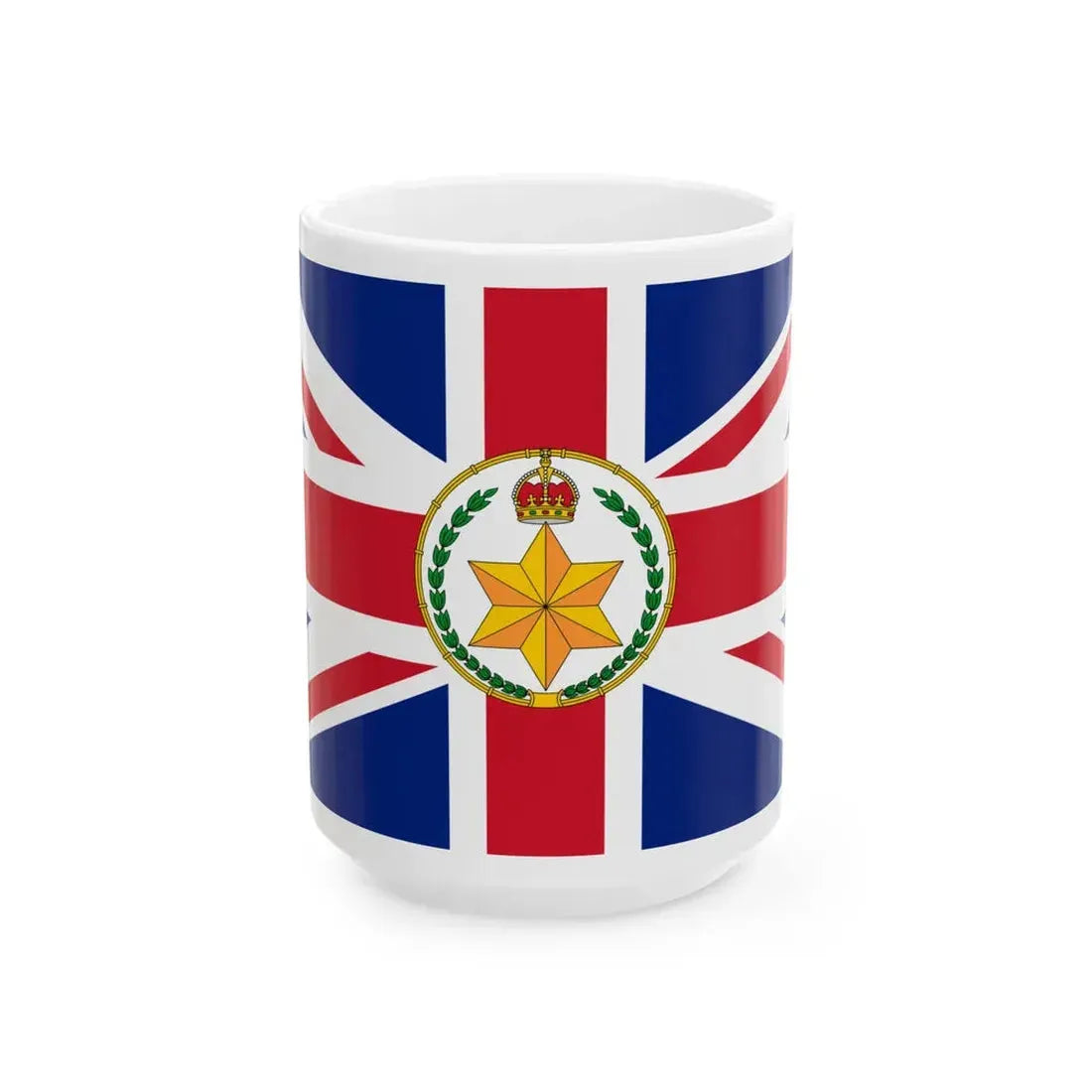 Flag of the Governor-General of Australia 1902-1908 (Australia) White Coffee Mug 15oz - Go Mug Yourself