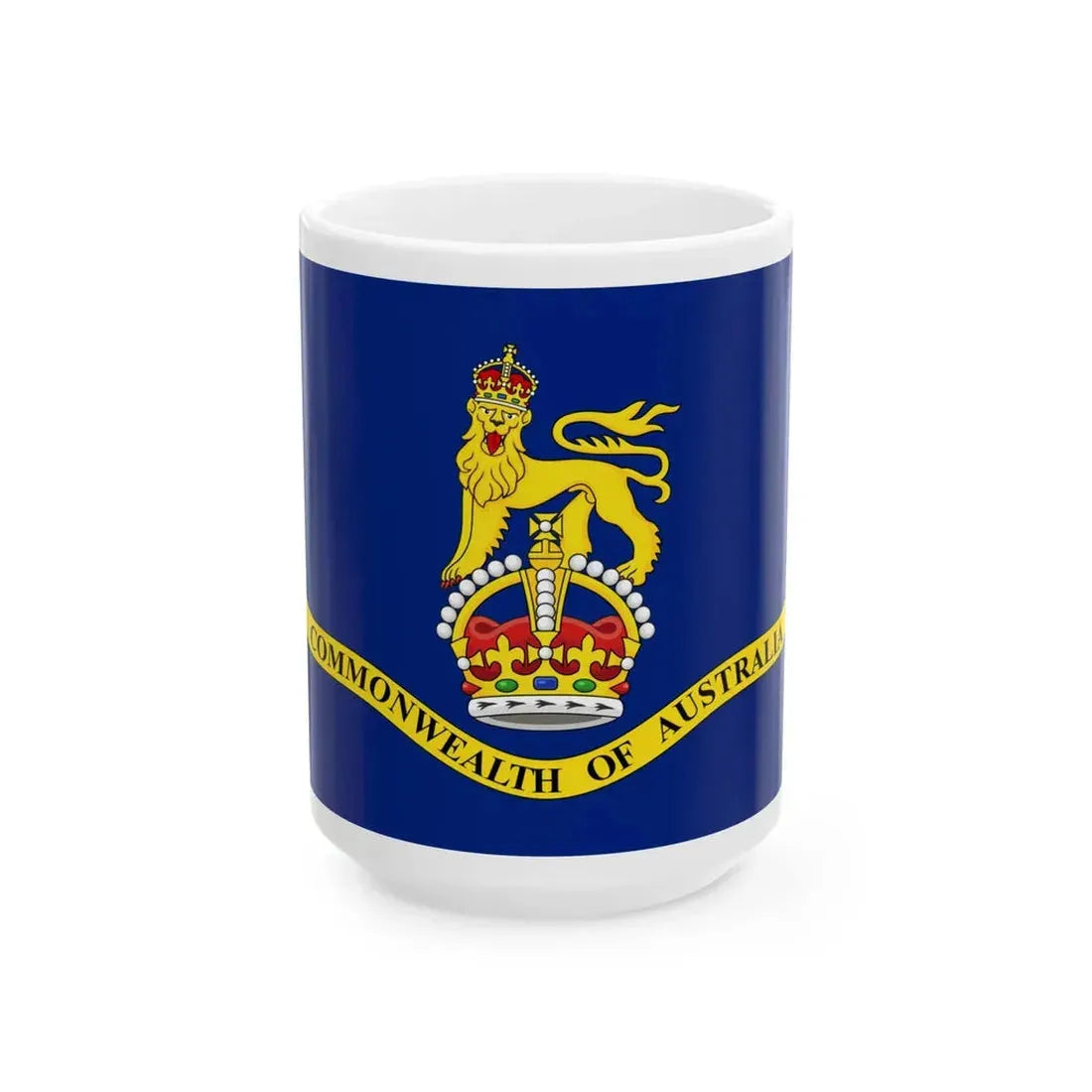 Flag of the Governor-General of Australia (Australia) White Coffee Mug 15oz - Go Mug Yourself