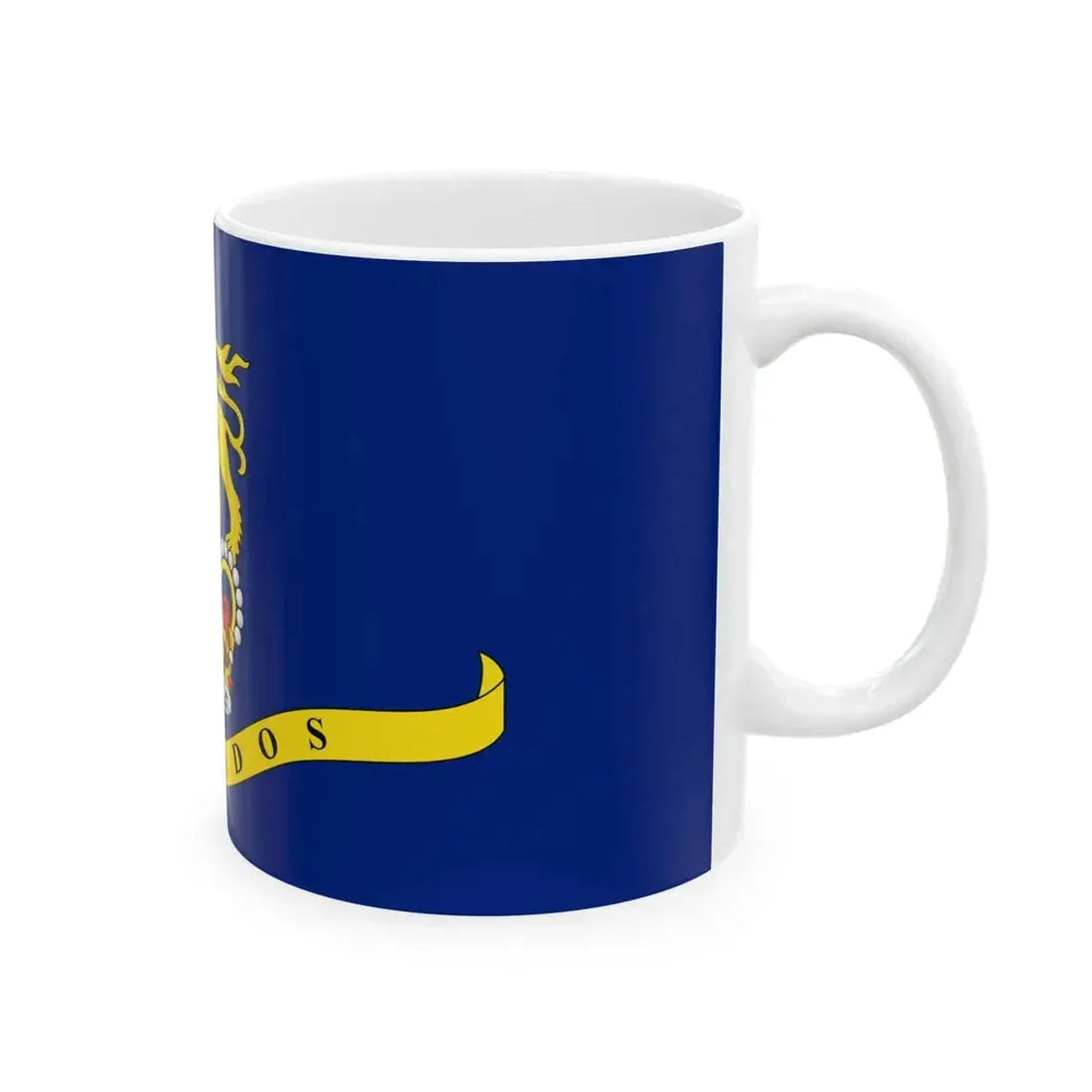 Flag of the Governor-General of Barbados (Barbados) White Coffee Mug - Go Mug Yourself