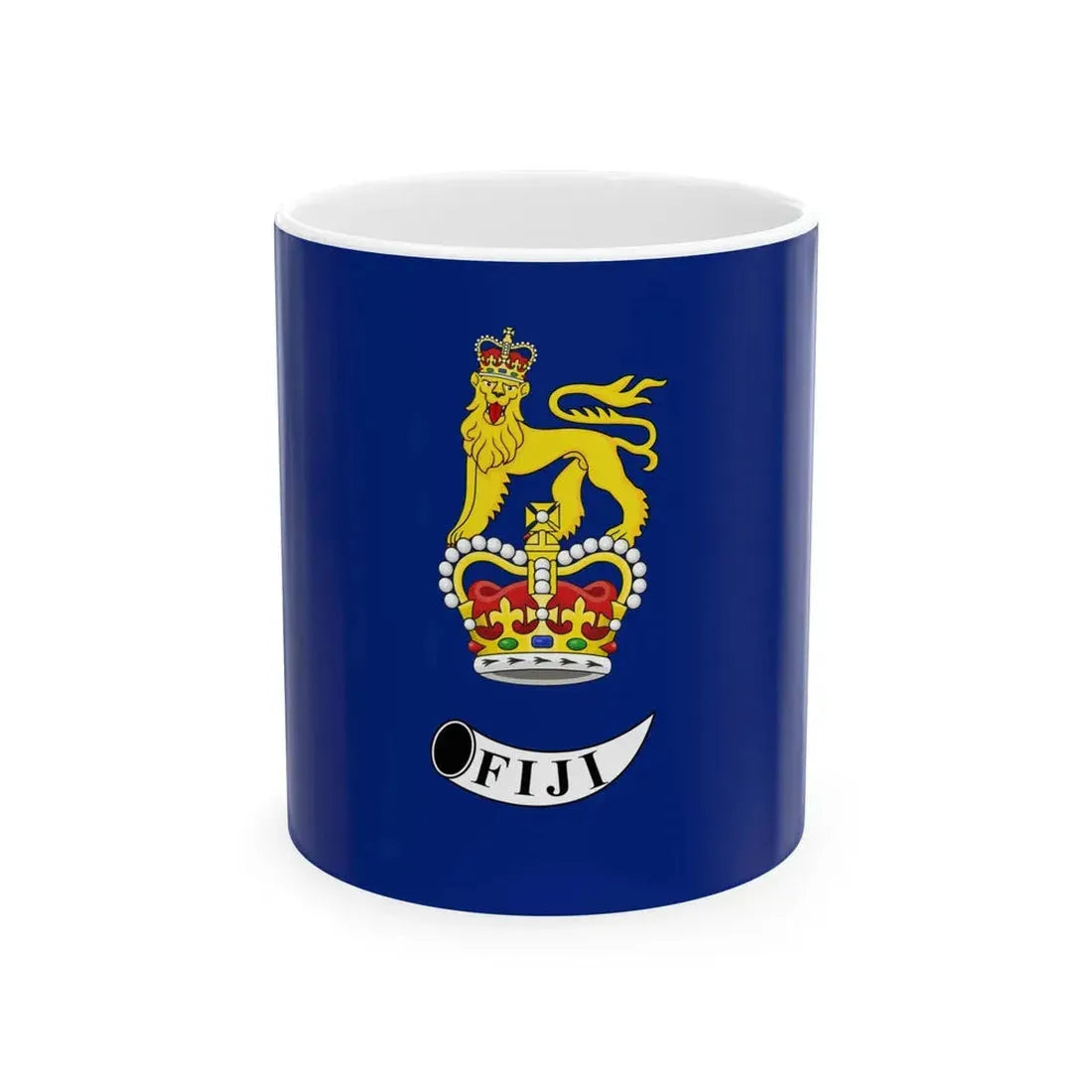 Flag of the Governor-General of Fiji 1970-1987 (Fiji) White Coffee Mug 11oz - Go Mug Yourself