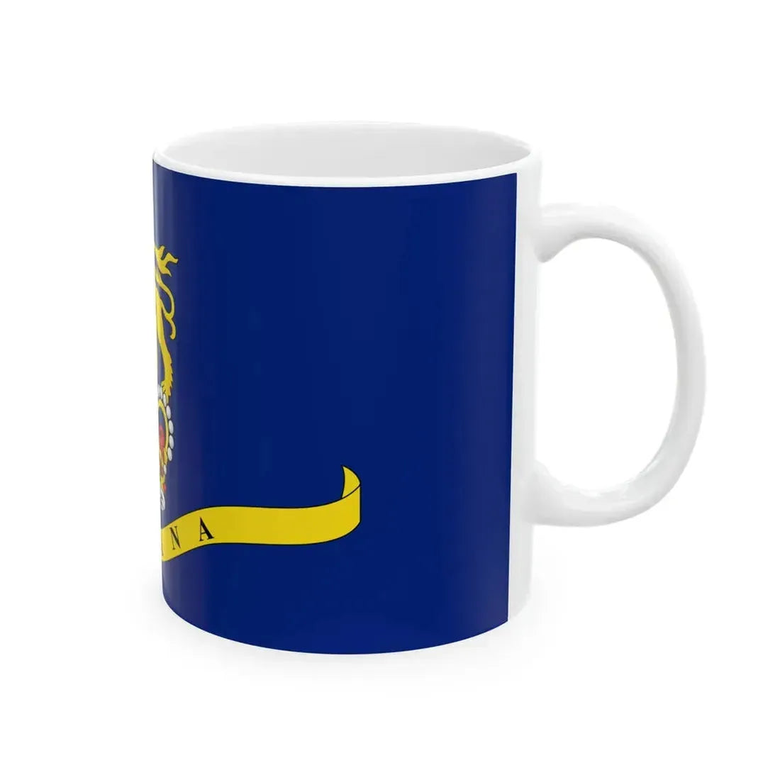 Flag of the Governor-General of Guyana 1966-1970 (Guyana) White Coffee Mug - Go Mug Yourself