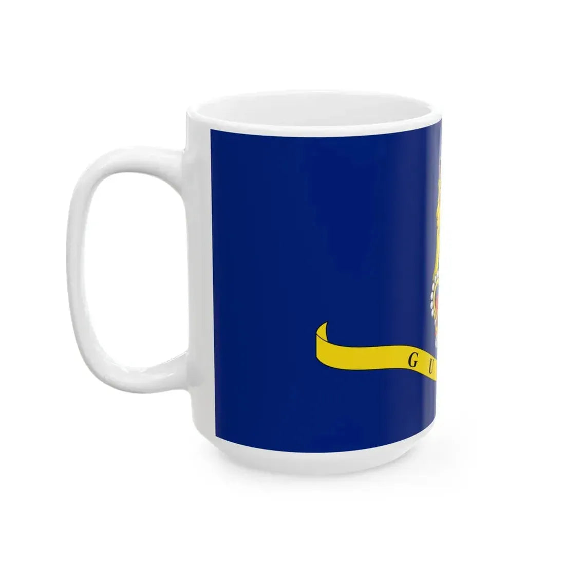 Flag of the Governor-General of Guyana 1966-1970 (Guyana) White Coffee Mug - Go Mug Yourself