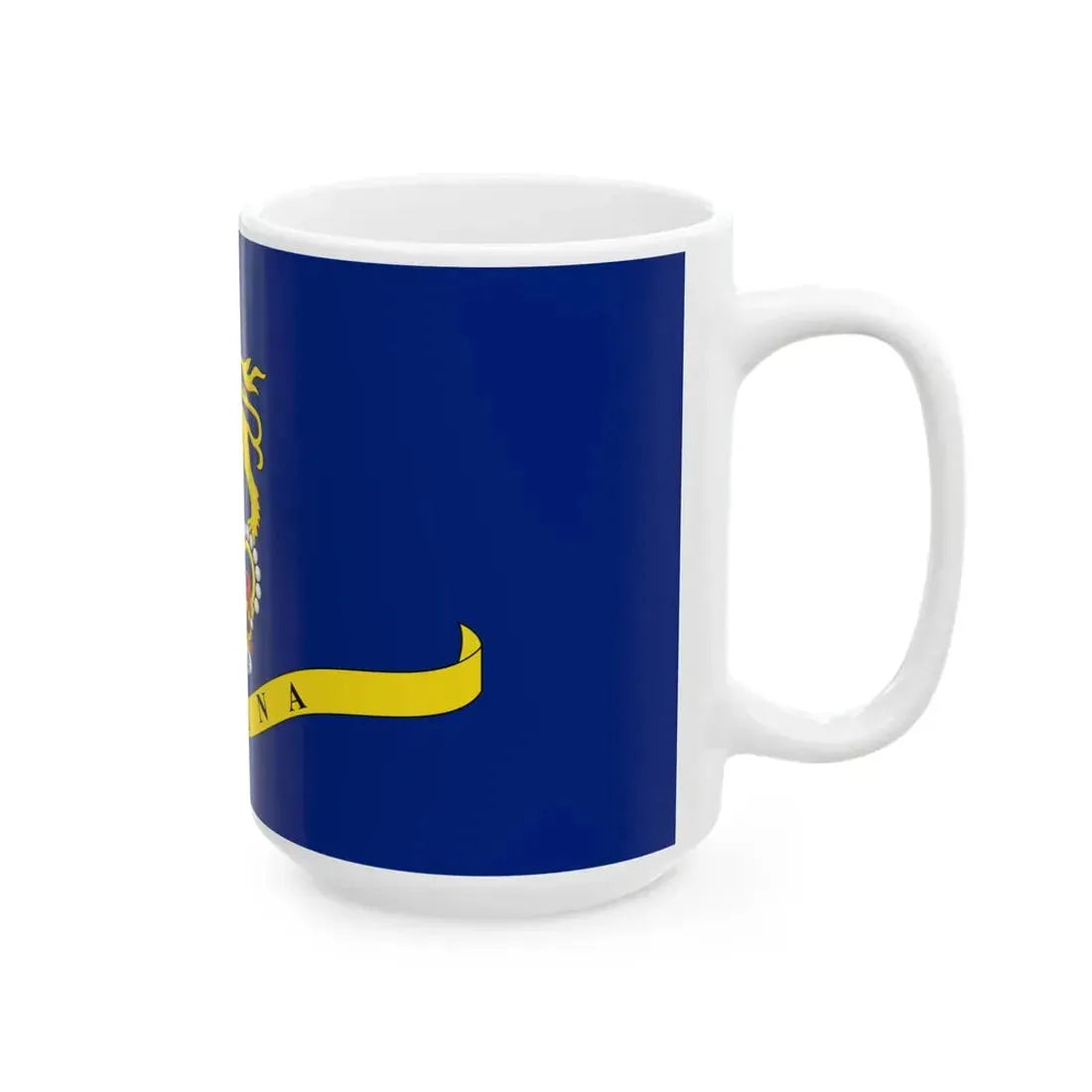 Flag of the Governor-General of Guyana 1966-1970 (Guyana) White Coffee Mug - Go Mug Yourself