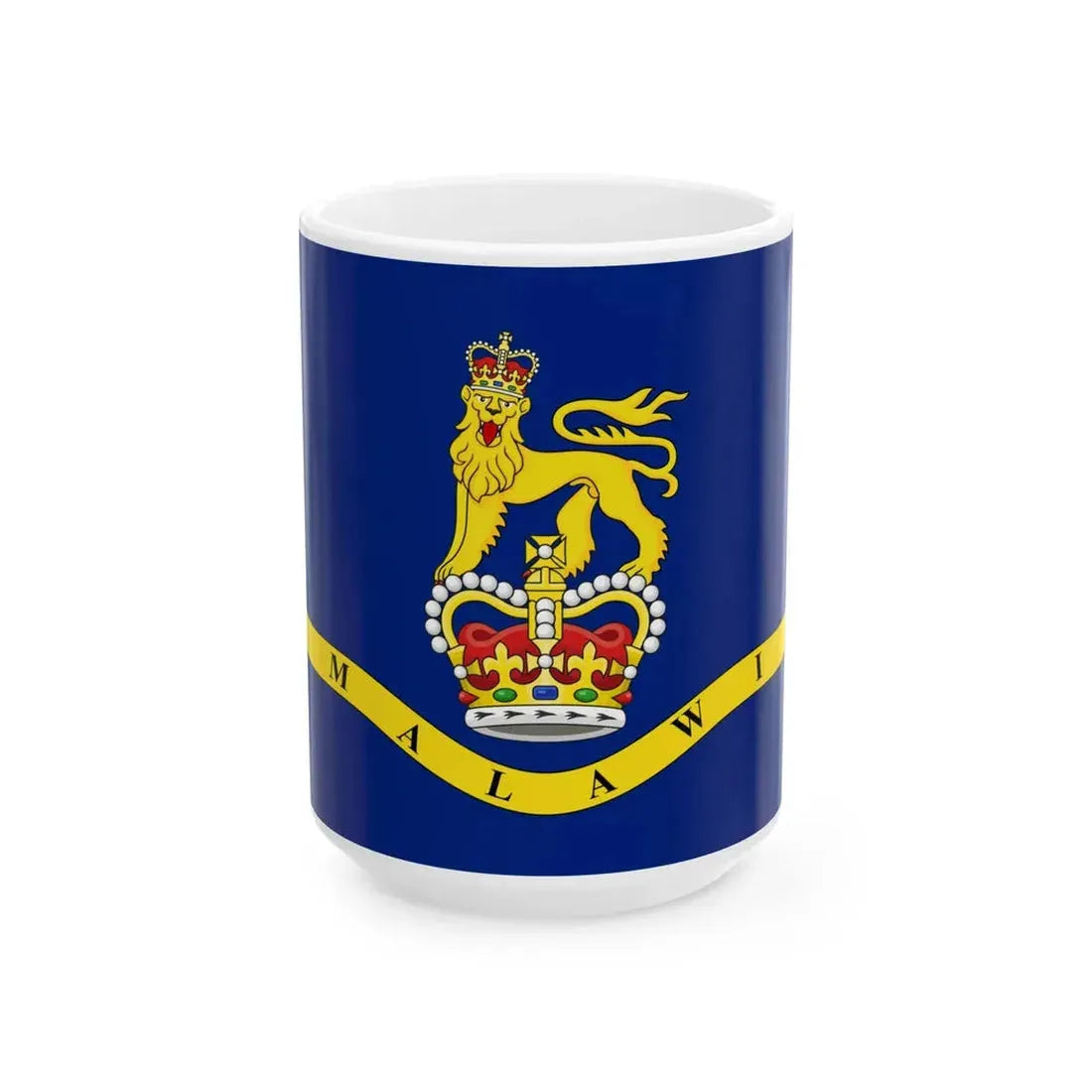 Flag of the Governor-General of Malawi 1964-1966 (Malawi) White Coffee Mug 15oz - Go Mug Yourself