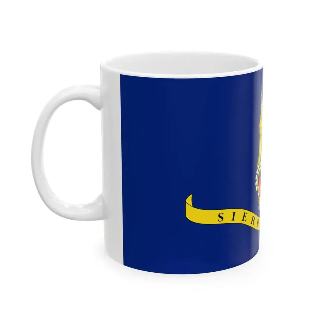 Flag of the Governor-General of Sierra Leone 1961-1971 (Sierra Leone) White Coffee Mug - Go Mug Yourself