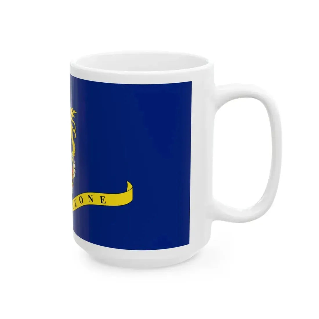 Flag of the Governor-General of Sierra Leone 1961-1971 (Sierra Leone) White Coffee Mug - Go Mug Yourself