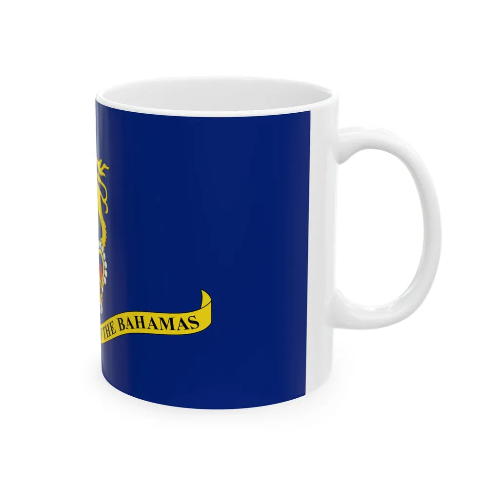 Flag of the Governor-General of the Bahamas (Bahamas) White Coffee Mug - Go Mug Yourself