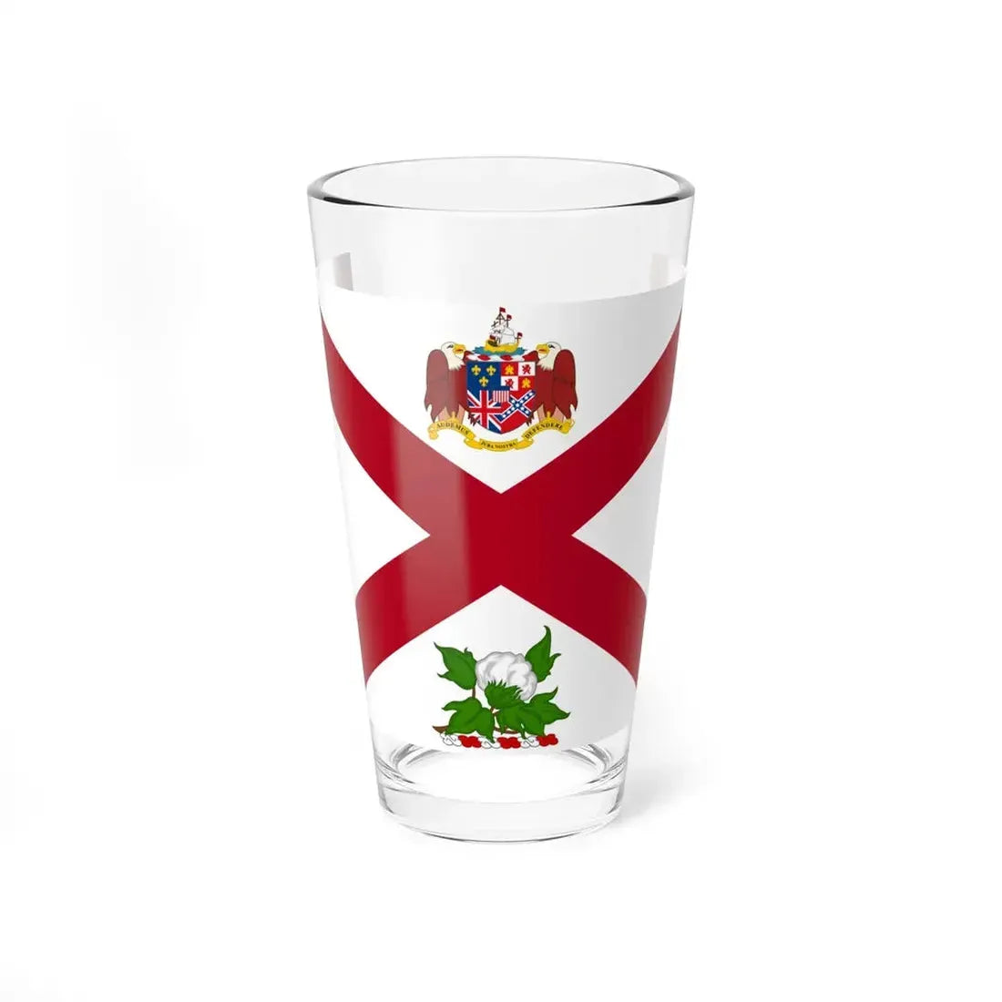 Flag of the Governor of Alabama (United States) Pint Glass 16oz 16oz - Go Mug Yourself
