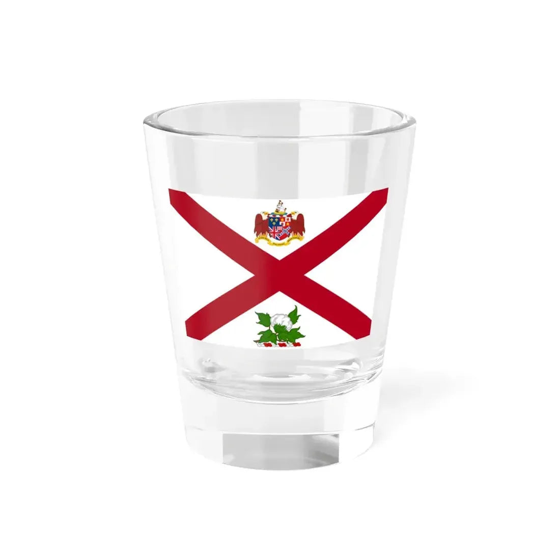 Flag of the Governor of Alabama (United States) Shot Glass 1.5oz 1.5oz - Go Mug Yourself