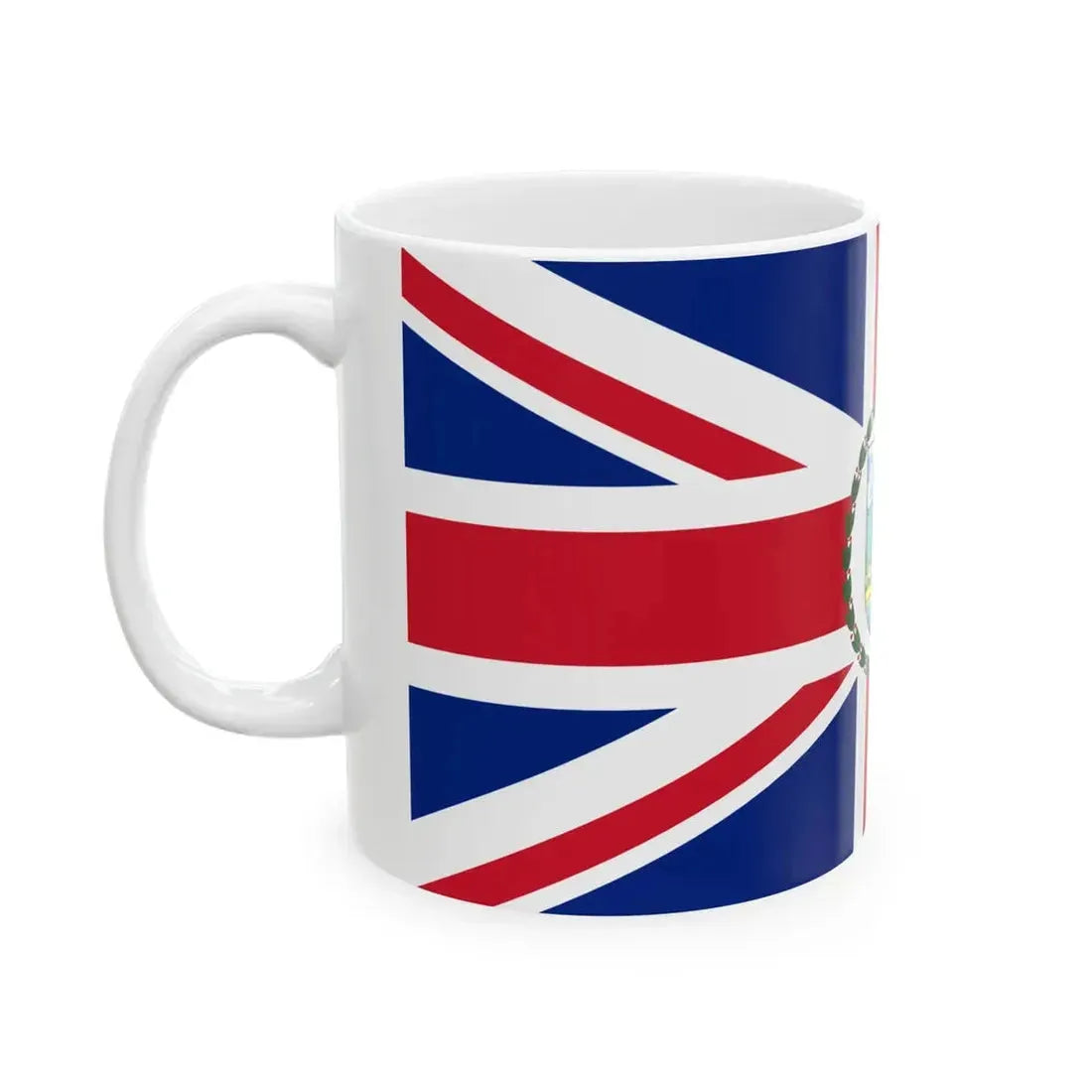 Flag of the Governor of Antigua and Barbuda 1956-1967 (Antigua and Barbuda) White Coffee Mug - Go Mug Yourself