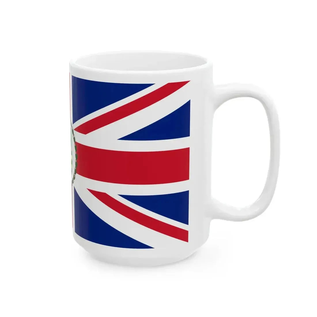 Flag of the Governor of Antigua and Barbuda 1956-1967 (Antigua and Barbuda) White Coffee Mug - Go Mug Yourself