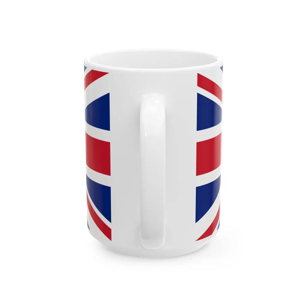 Flag of the Governor of Barbados 1870-1966 (Barbados) White Coffee Mug - Go Mug Yourself