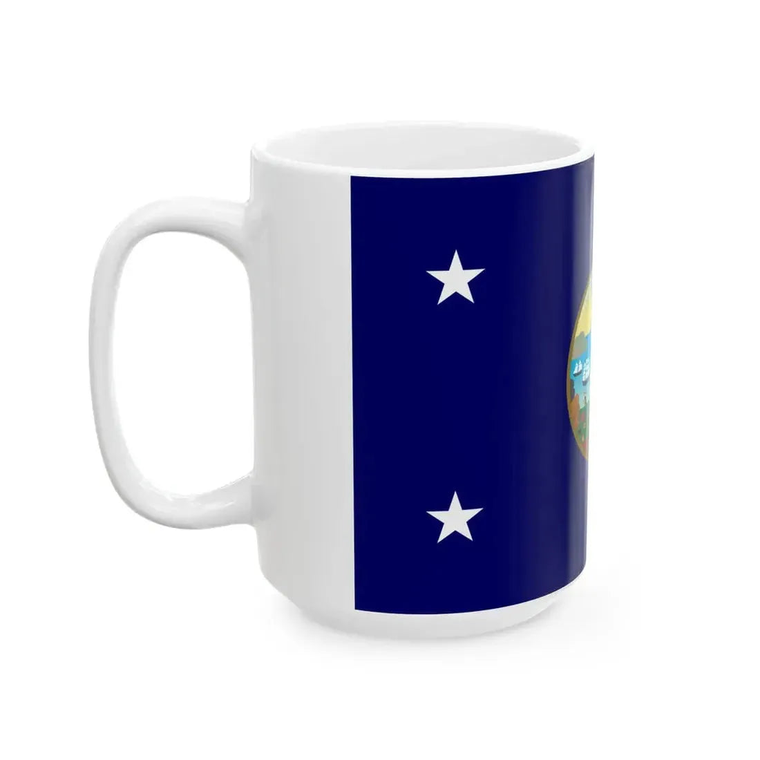 Flag of the Governor of California (United States) White Coffee Mug - Go Mug Yourself
