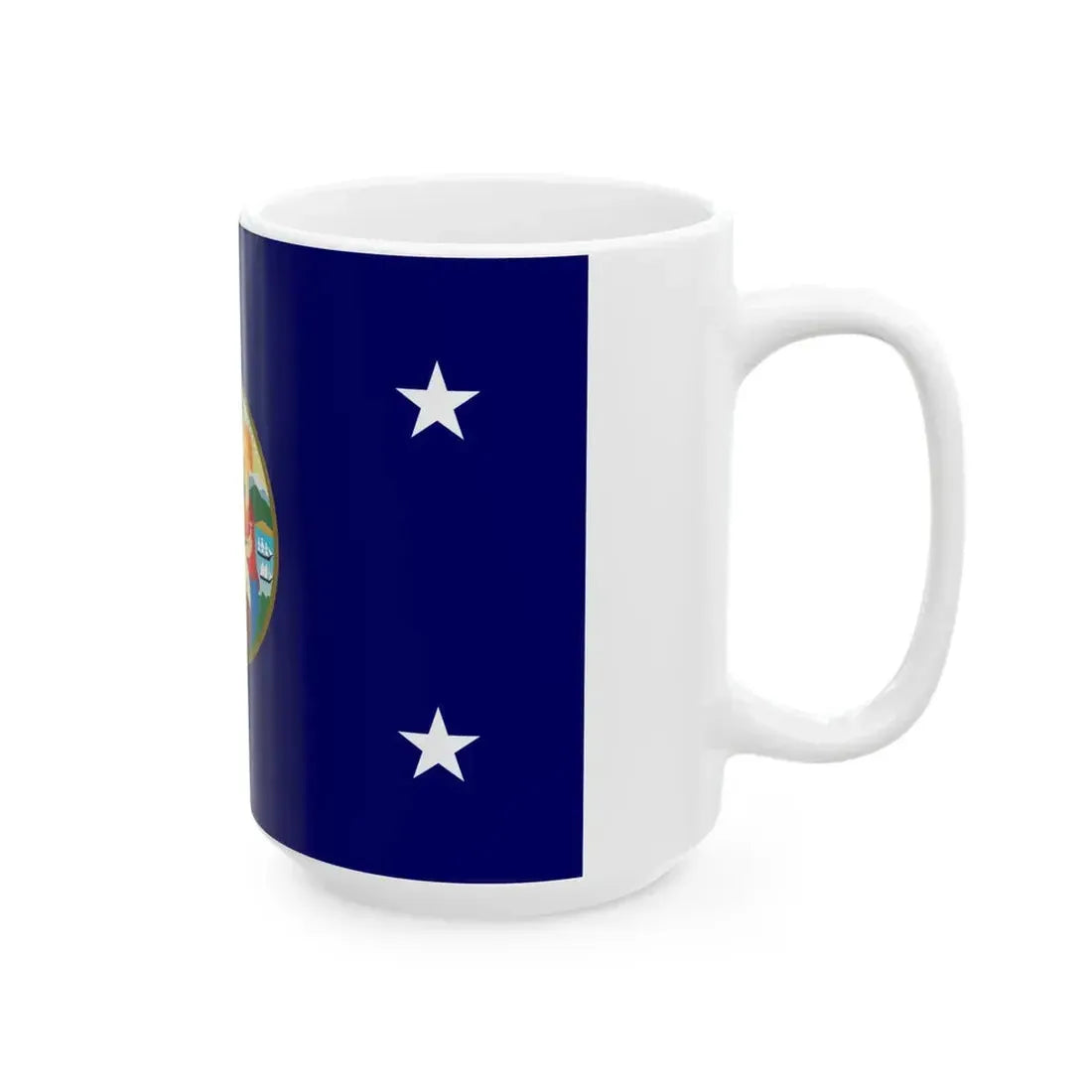 Flag of the Governor of California (United States) White Coffee Mug - Go Mug Yourself