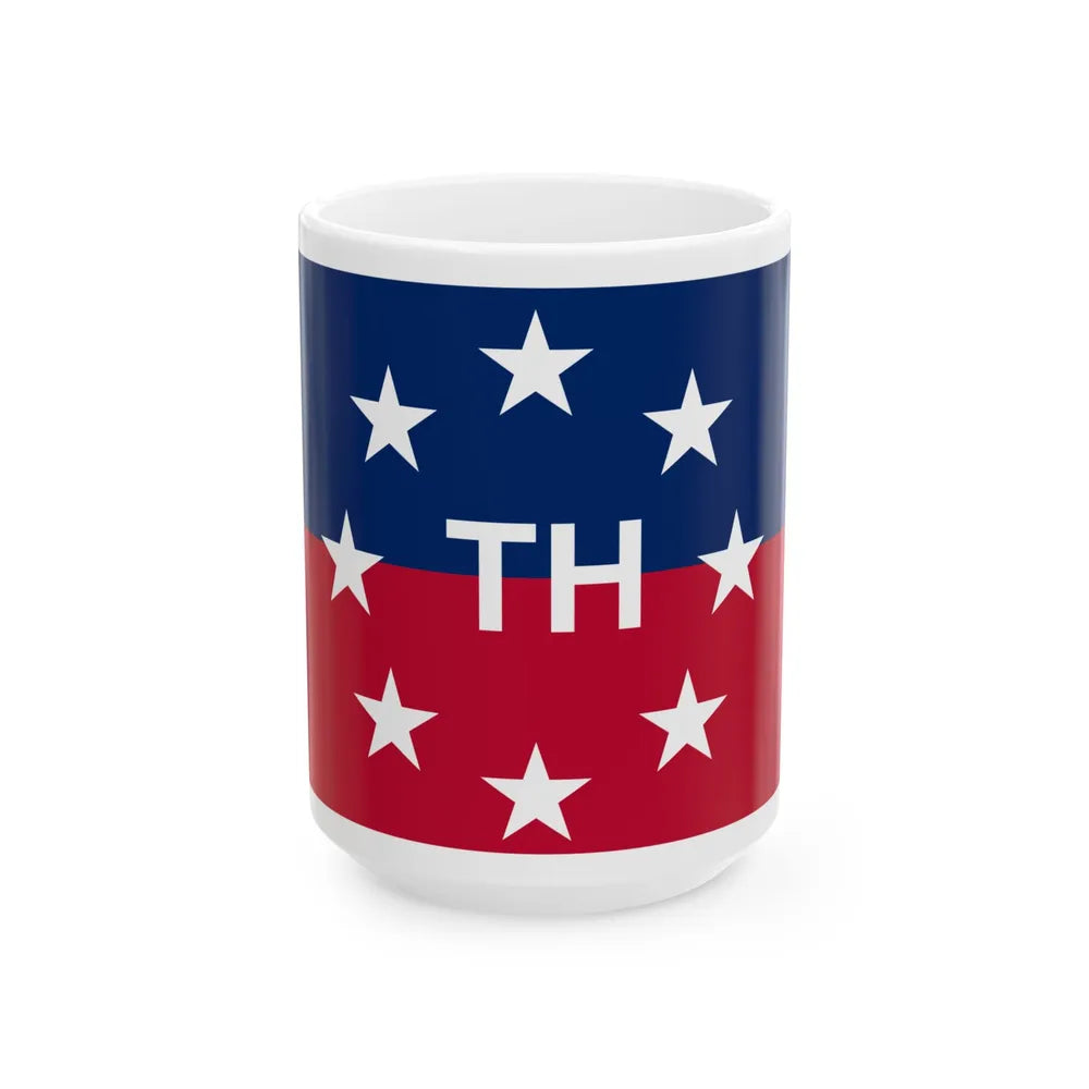 Flag of the Governor of Hawaii pre-1959 (United States) White Coffee Mug 15oz - Go Mug Yourself