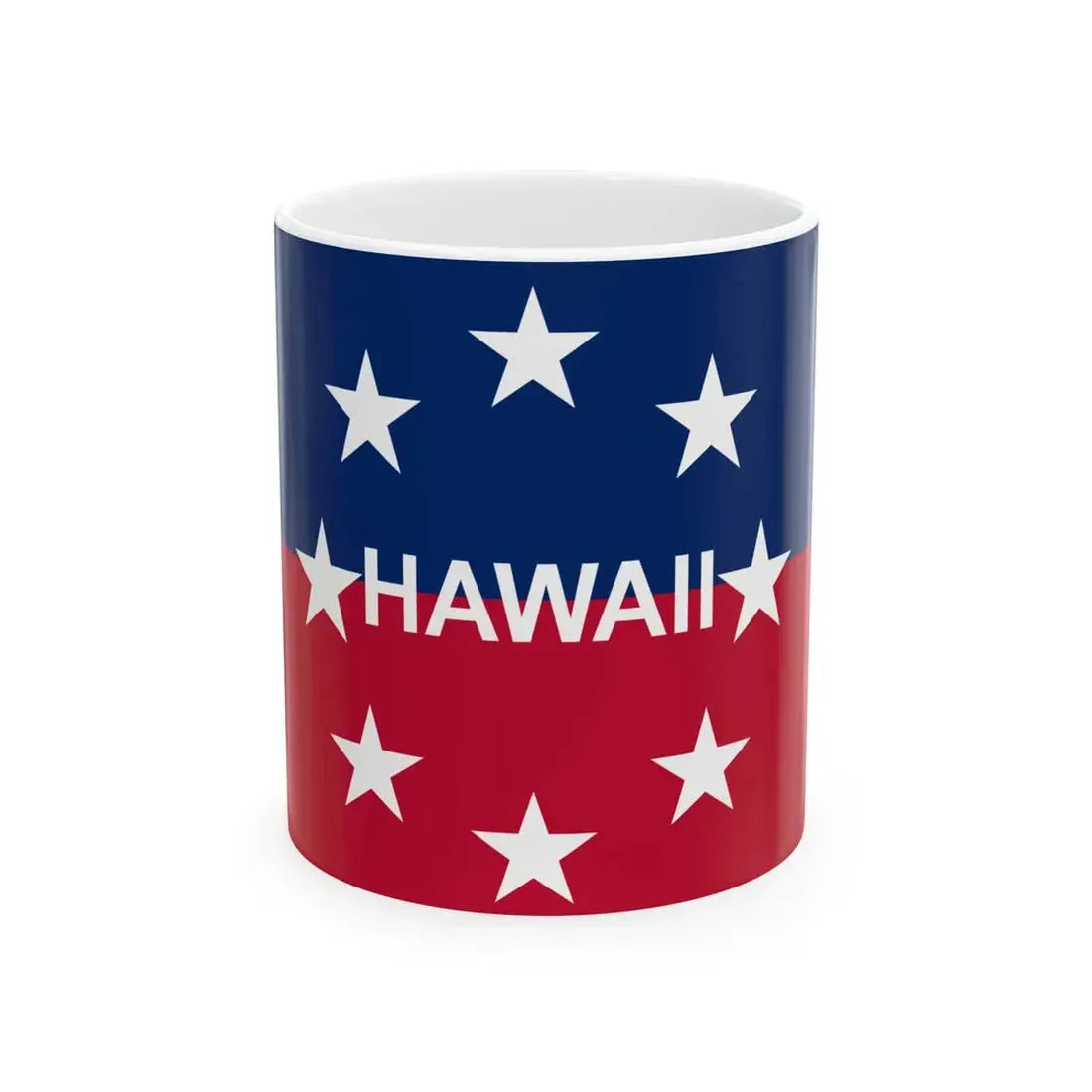 Flag of the Governor of Hawaii (United States) White Coffee Mug 11oz - Go Mug Yourself