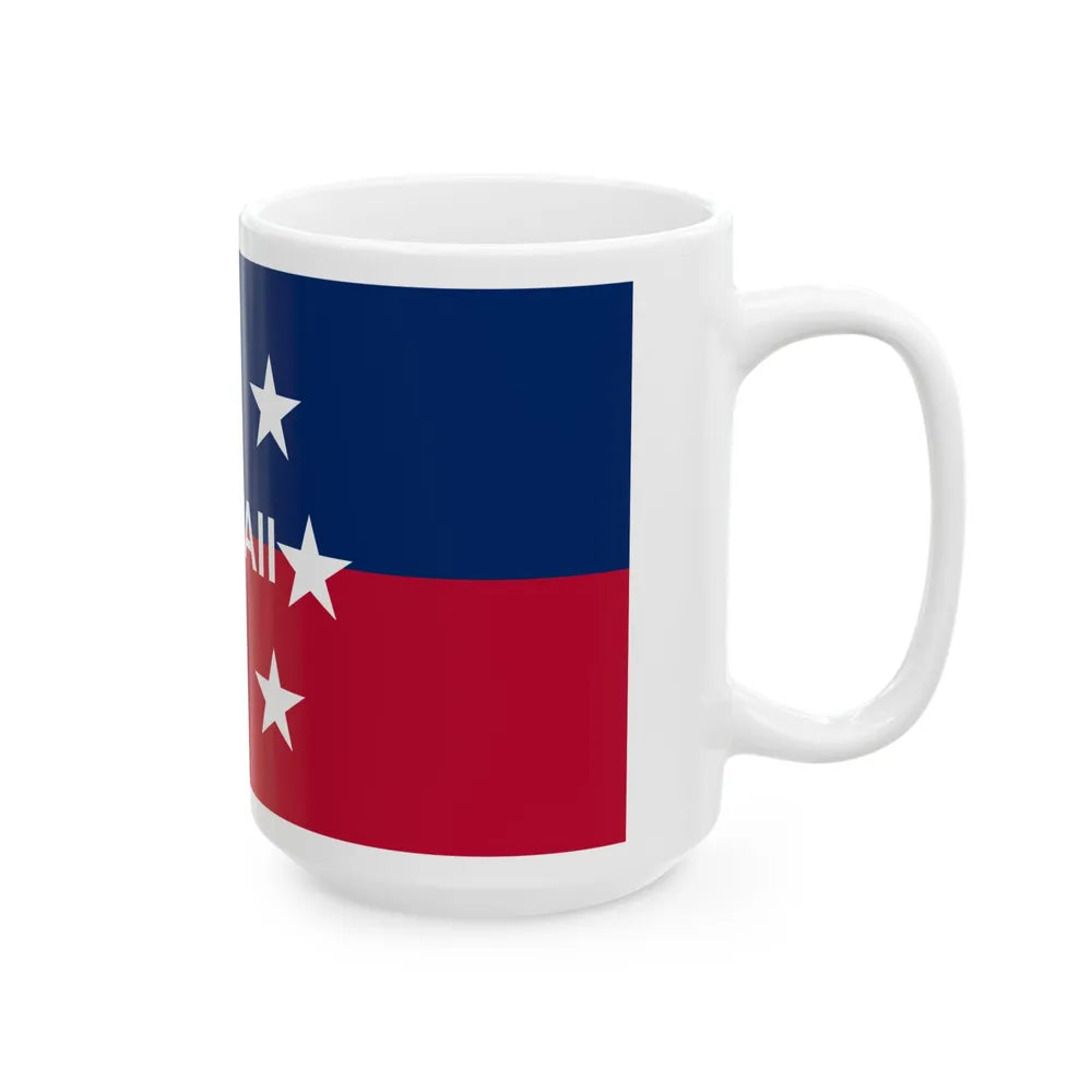 Flag of the Governor of Hawaii (United States) White Coffee Mug - Go Mug Yourself