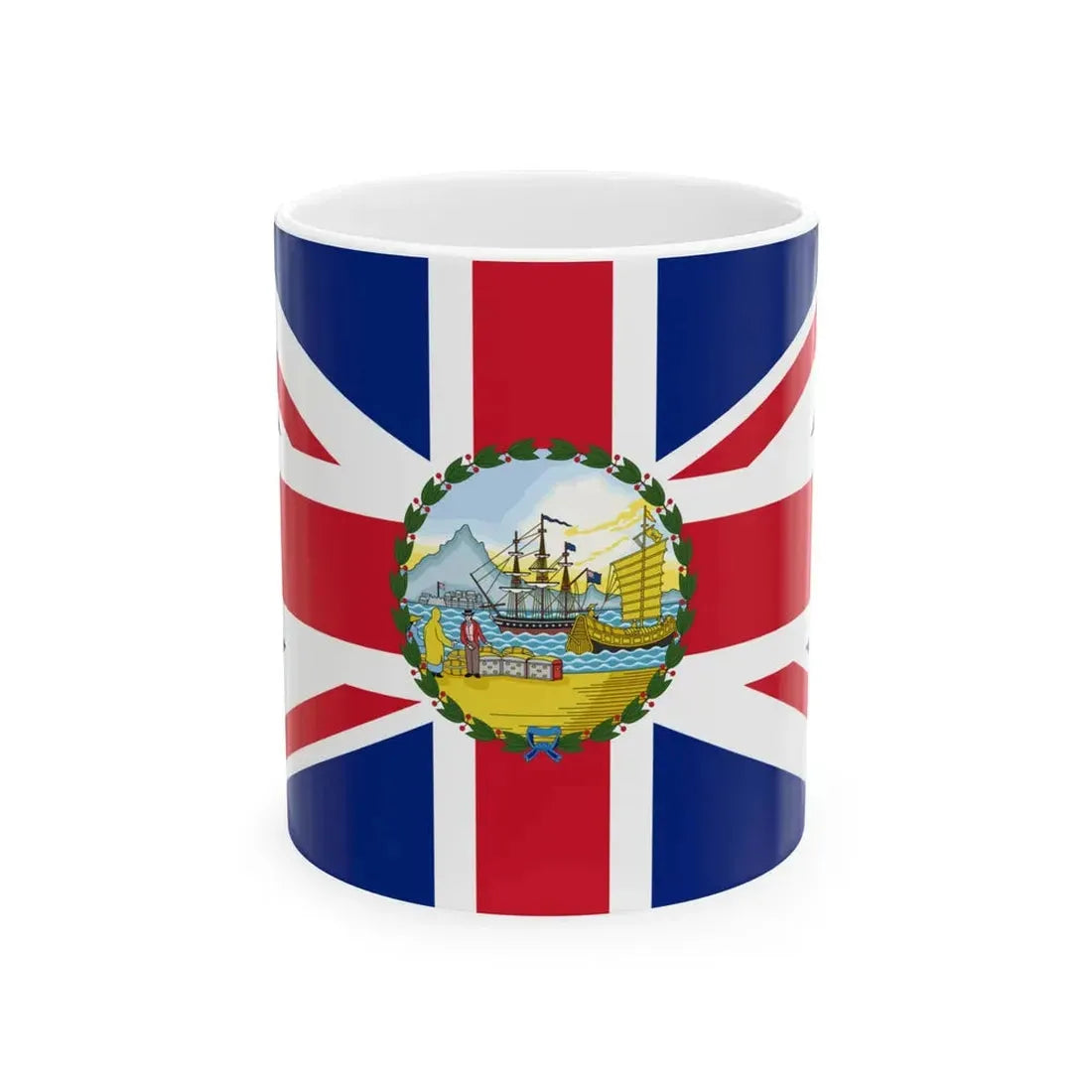 Flag of the Governor of Hong Kong 1955-1959 (China) White Coffee Mug 11oz - Go Mug Yourself