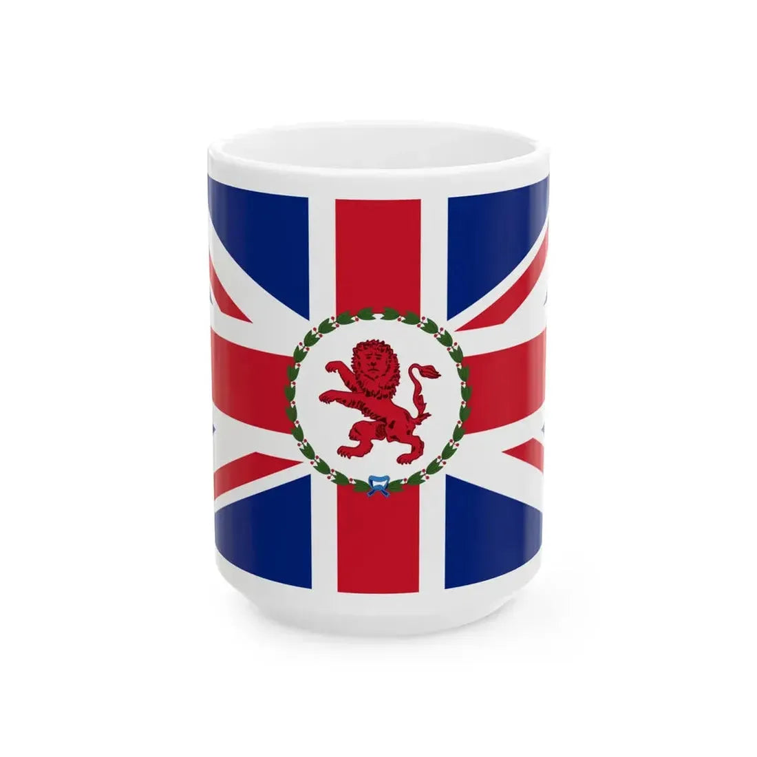 Flag of the Governor of Kenya 1905-1963 (Kenya) White Coffee Mug 15oz - Go Mug Yourself