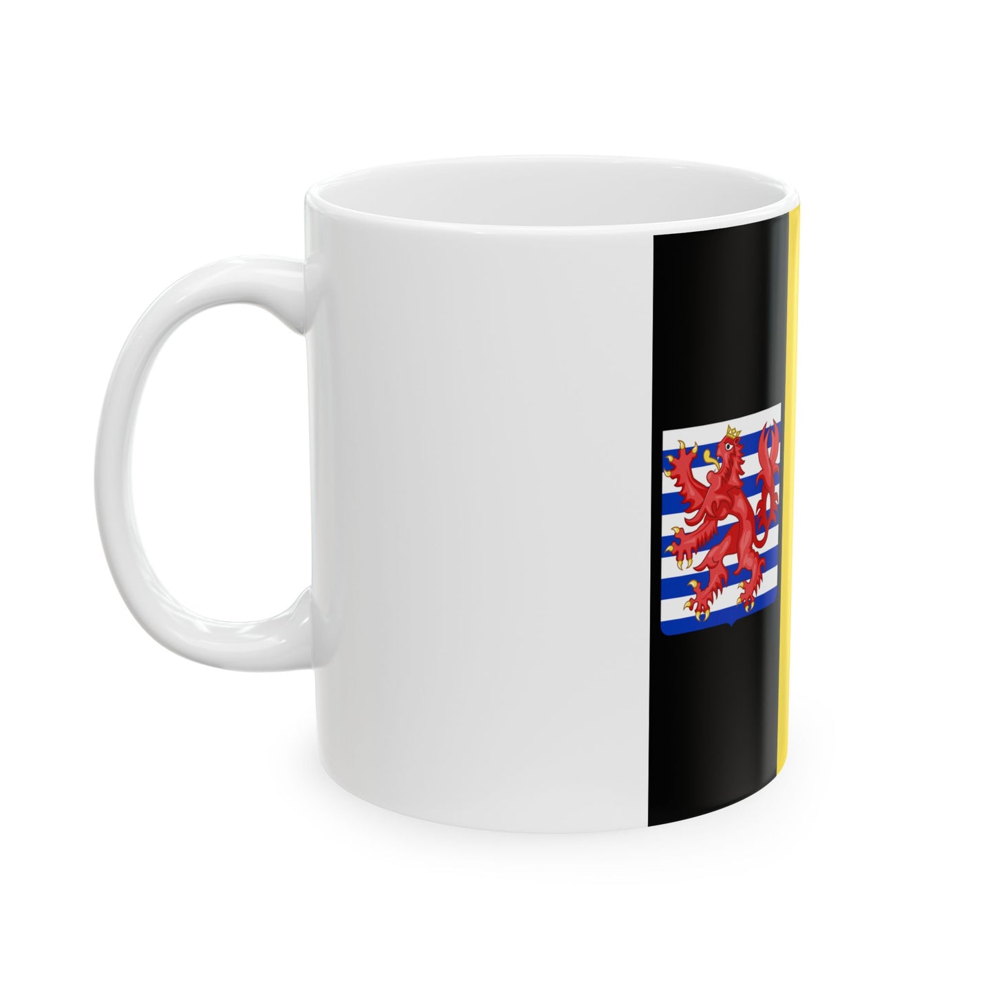 Flag of the Governor of Luxembourg (Belgium) White Coffee Mug-Go Mug Yourself
