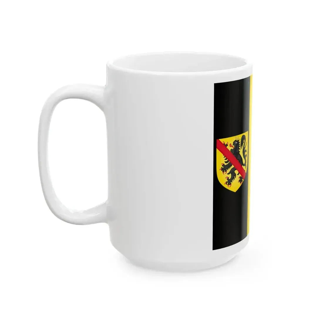 Flag of the Governor of Namur (Belgium) White Coffee Mug - Go Mug Yourself