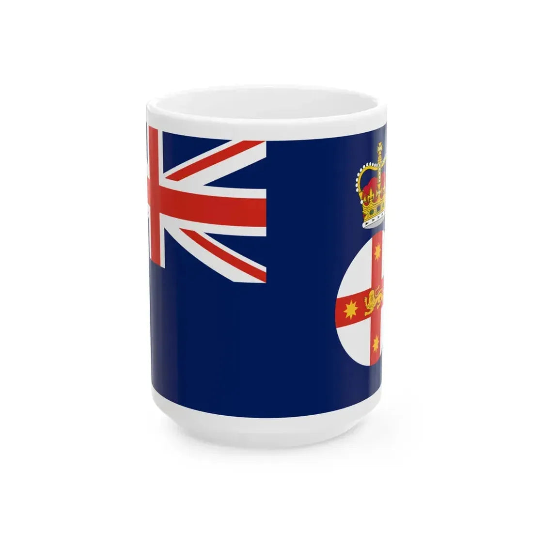 Flag of the Governor of New South Wales (Australia) White Coffee Mug 15oz - Go Mug Yourself