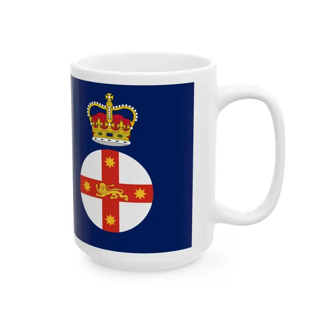 Flag of the Governor of New South Wales (Australia) White Coffee Mug - Go Mug Yourself