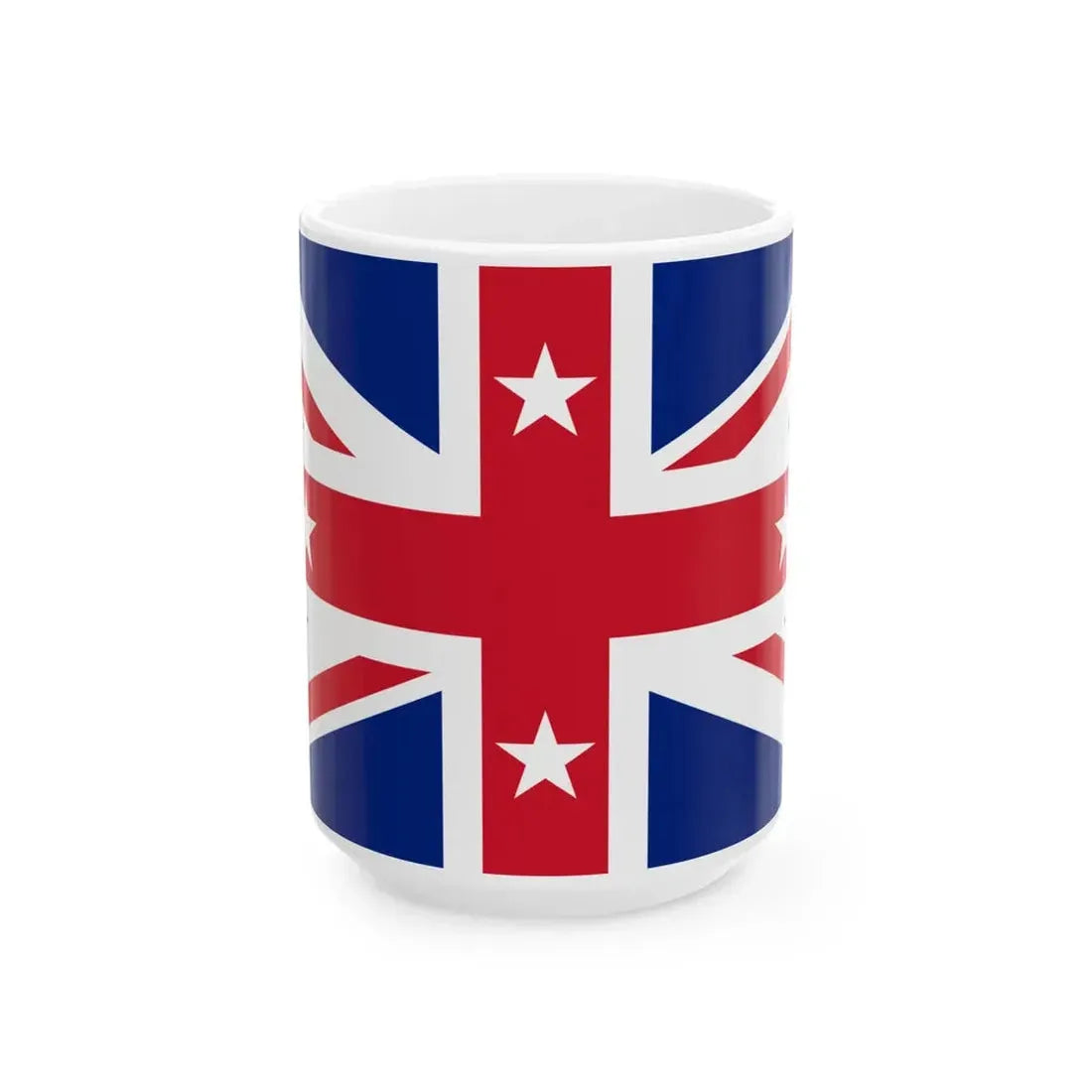 Flag of the Governor of New Zealand 1868-1874 (New Zealand) White Coffee Mug 15oz - Go Mug Yourself