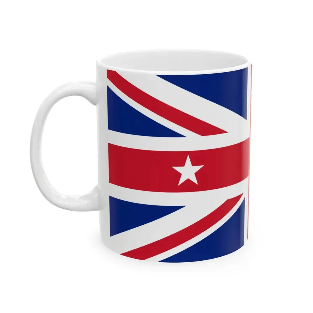 Flag of the Governor of New Zealand 1868-1874 (New Zealand) White Coffee Mug - Go Mug Yourself