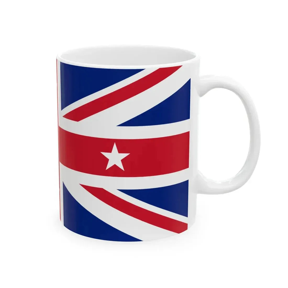Flag of the Governor of New Zealand 1868-1874 (New Zealand) White Coffee Mug - Go Mug Yourself