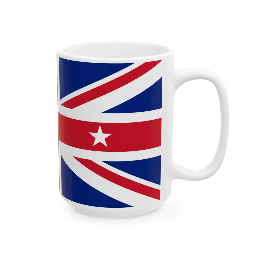 Flag of the Governor of New Zealand 1868-1874 (New Zealand) White Coffee Mug - Go Mug Yourself