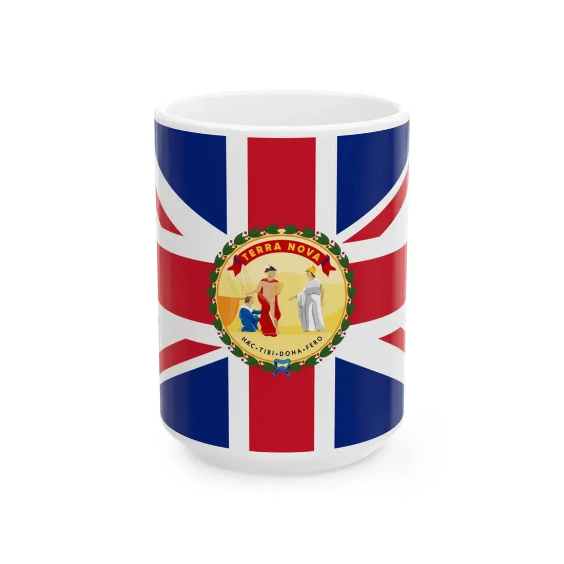 Flag of the Governor of Newfoundland 1904-1975 (Canada) White Coffee Mug 15oz - Go Mug Yourself