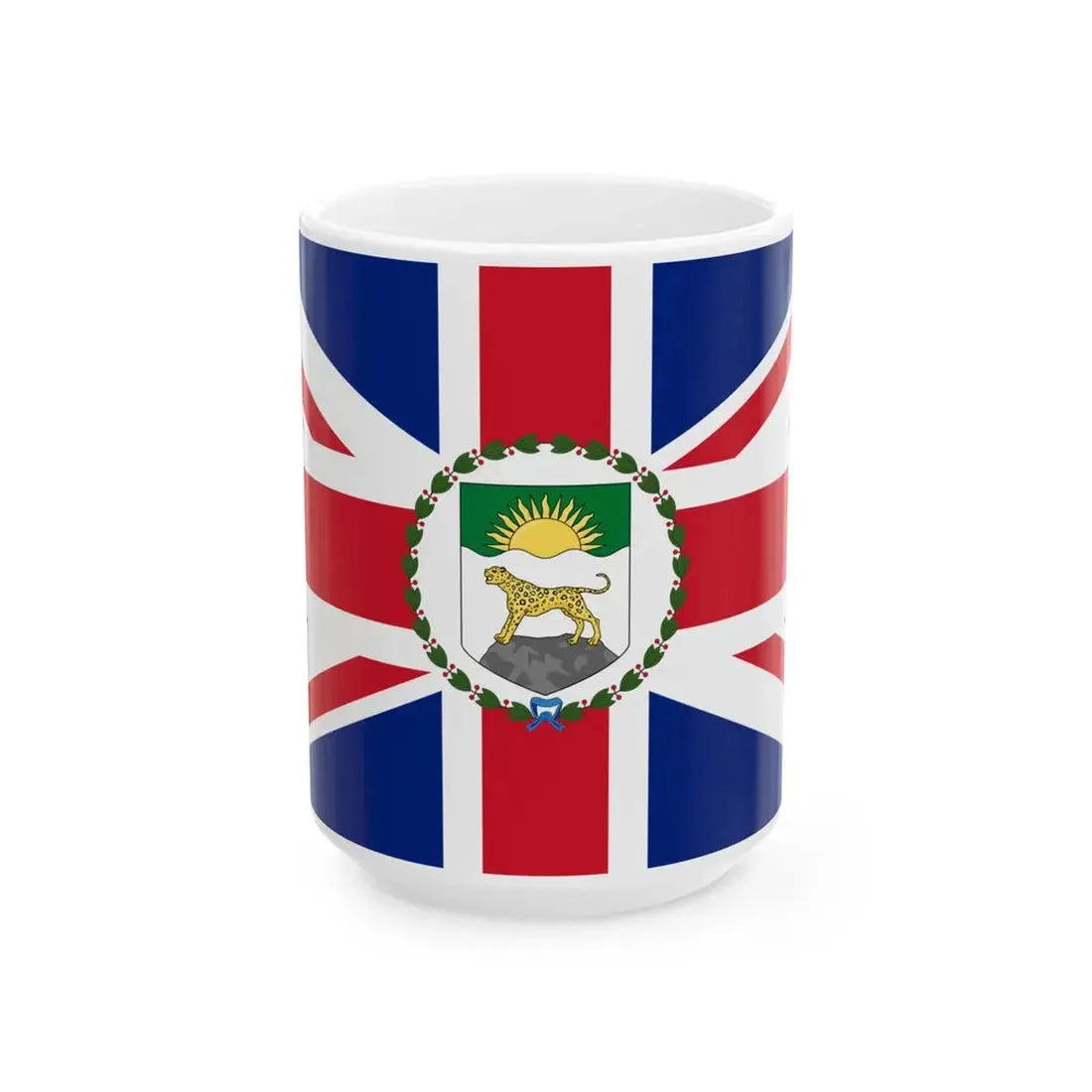 Flag of the Governor of Nyasaland 1925-1964 (Malawi) White Coffee Mug 15oz - Go Mug Yourself