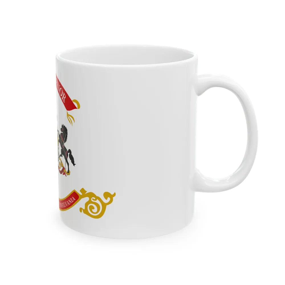 Flag of the Governor of Pennsylvania (United States) White Coffee Mug - Go Mug Yourself