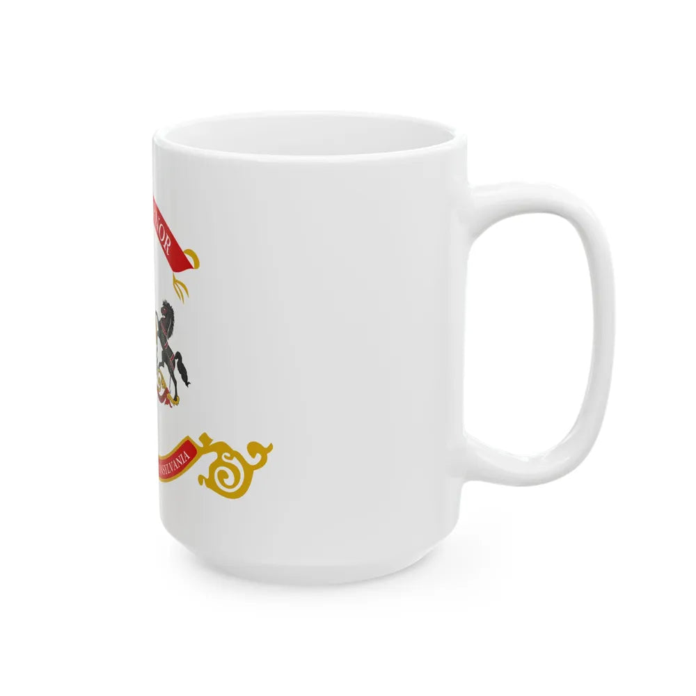 Flag of the Governor of Pennsylvania (United States) White Coffee Mug - Go Mug Yourself