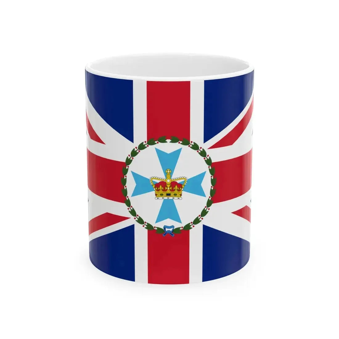 Flag of the Governor of Queensland 1876-1901 (Australia) White Coffee Mug 11oz - Go Mug Yourself