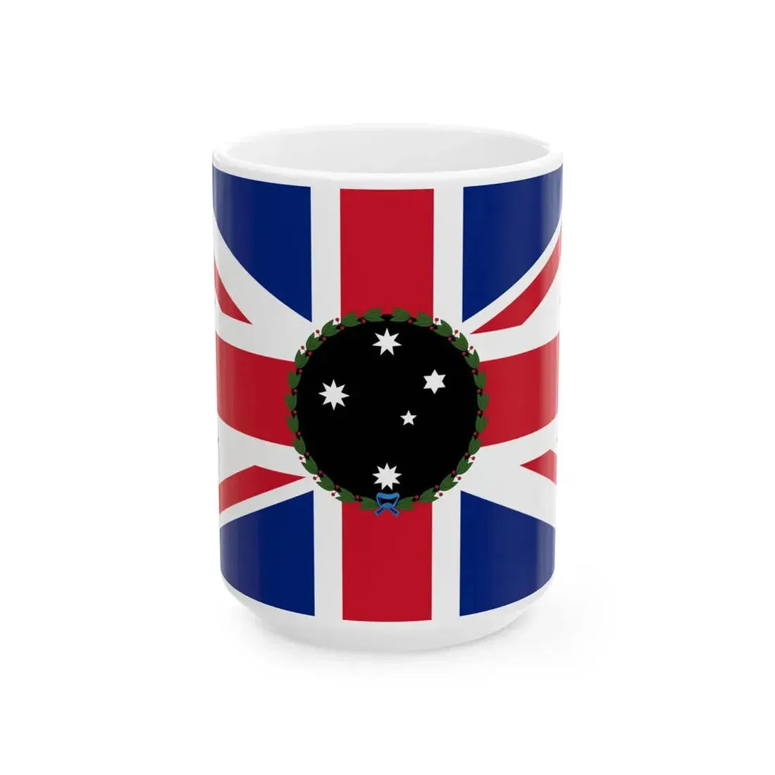 Flag of the Governor of South Australia 1870-1876 (Australia) White Coffee Mug 15oz - Go Mug Yourself