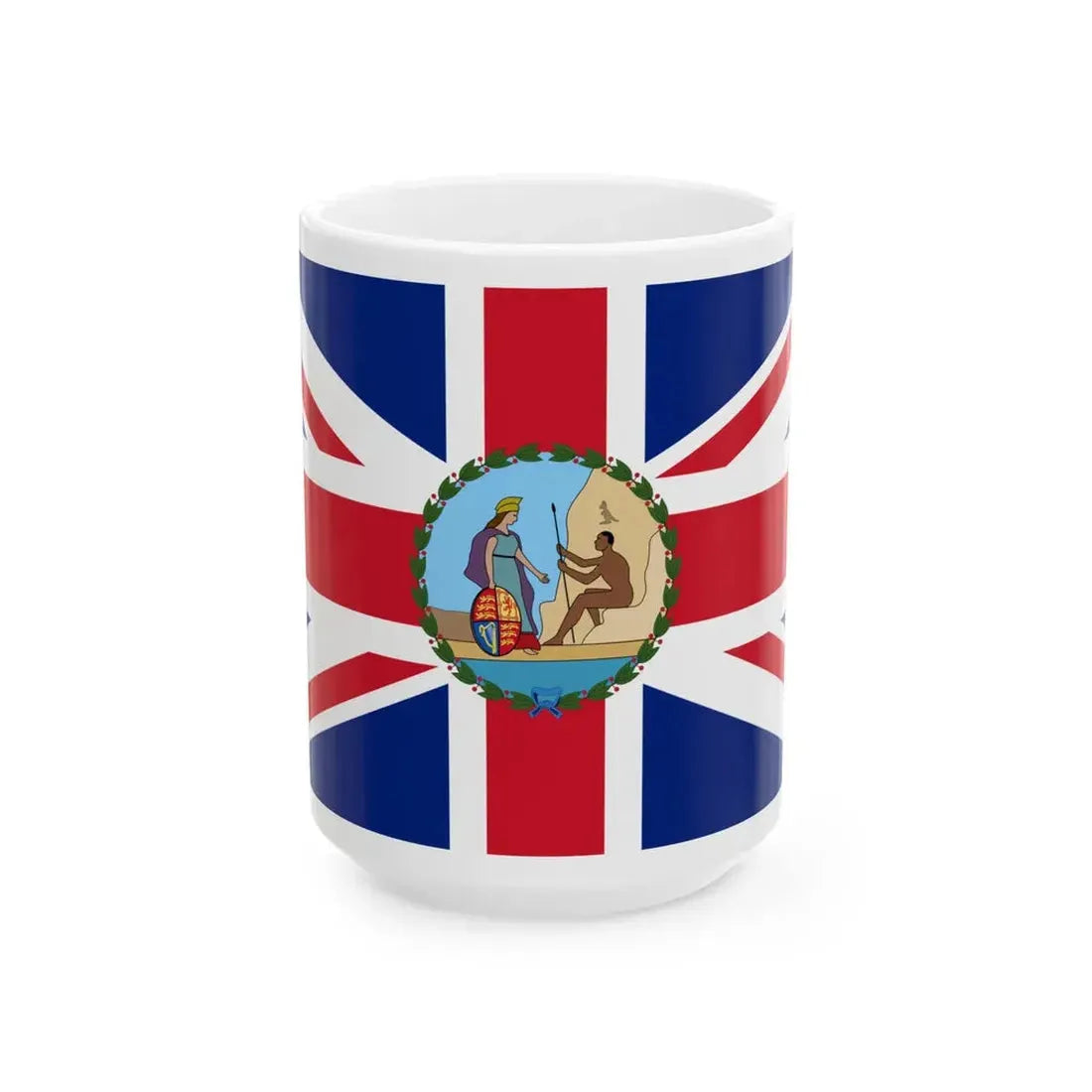 Flag of the Governor of South Australia 1876-1904 (Australia) White Coffee Mug 15oz - Go Mug Yourself